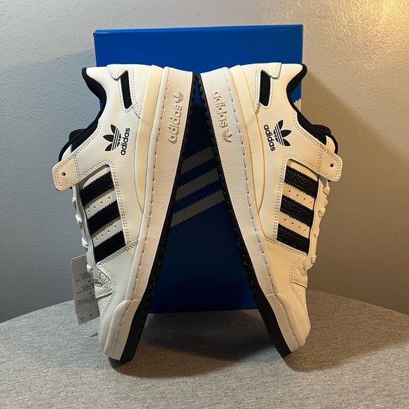 Adidas Originals Forum Low CL White/Black Men's Shoe Size 12 IH7830​ - Picture 7 of 11